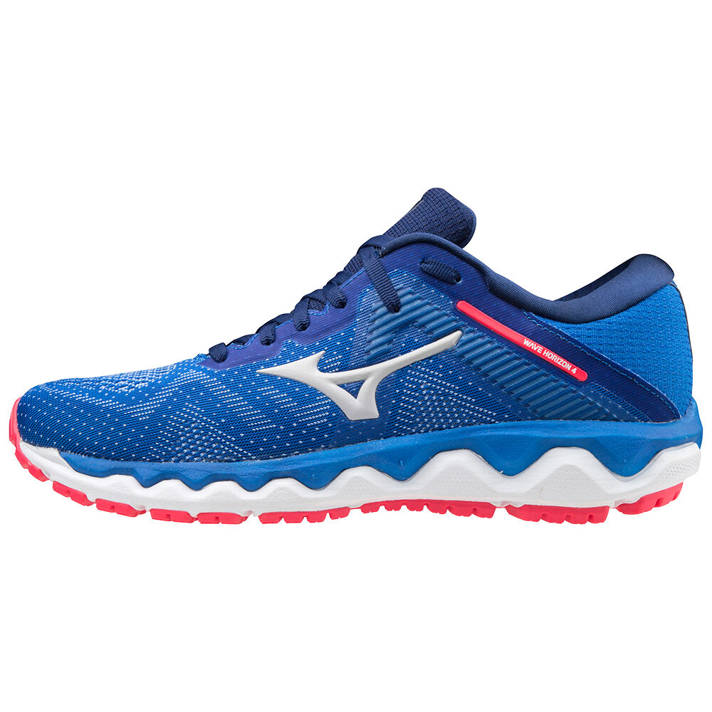 Damske Bezecke Topanky Mizuno Wave Horizon 4 Modre/Ruzove Vypredaj MYQJ13074